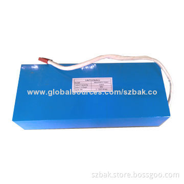 10V/48Ah LiFePO4 Battery with BMS and Shrink Tube, Used for UPS and DC Power